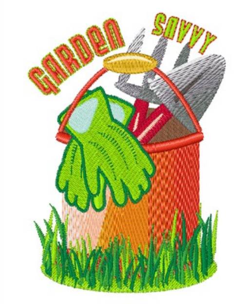 Picture of Garden Savvy Machine Embroidery Design