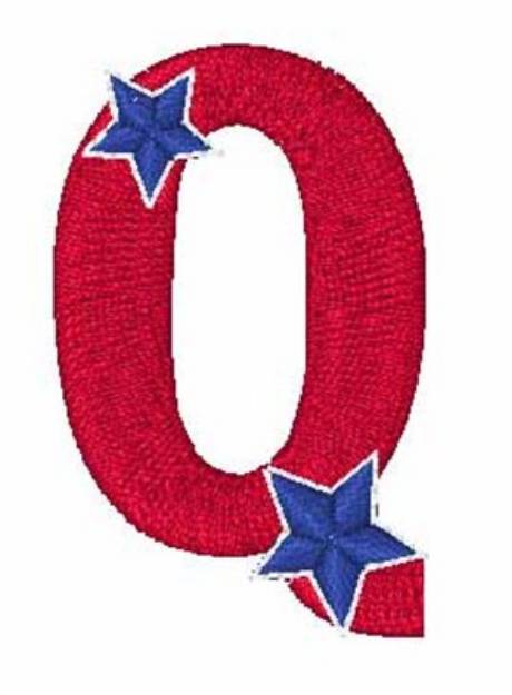 Picture of Patriotic Q Machine Embroidery Design