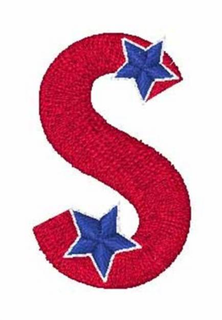 Picture of Patriotic S Machine Embroidery Design