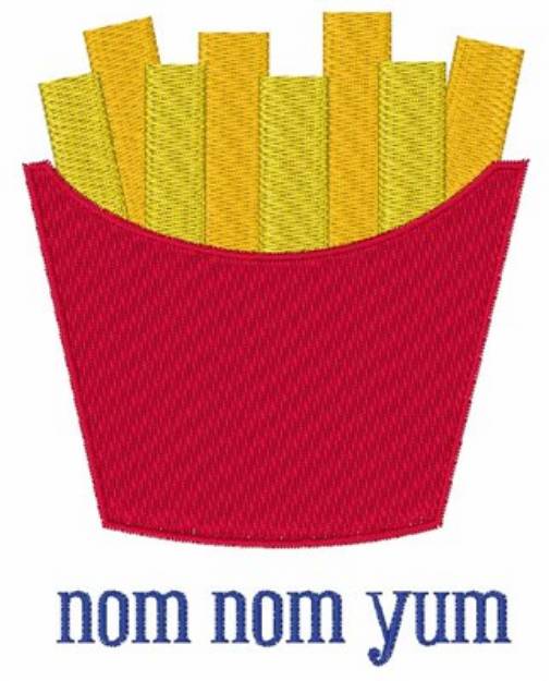 Picture of Nom Nom Yum Machine Embroidery Design