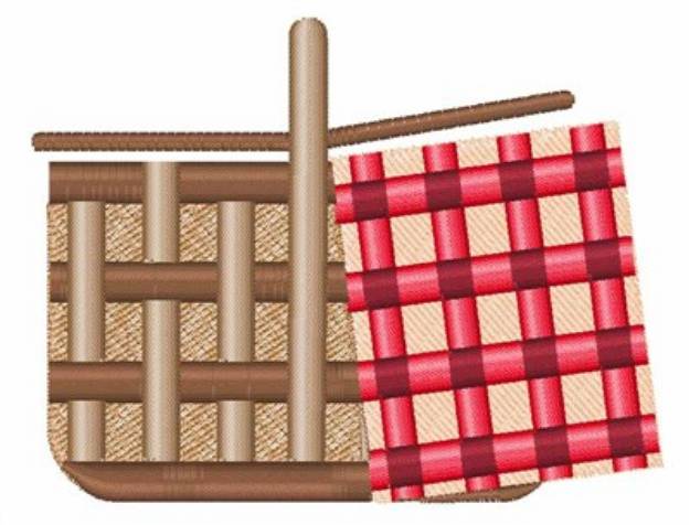 Picture of Picnic Basket Machine Embroidery Design