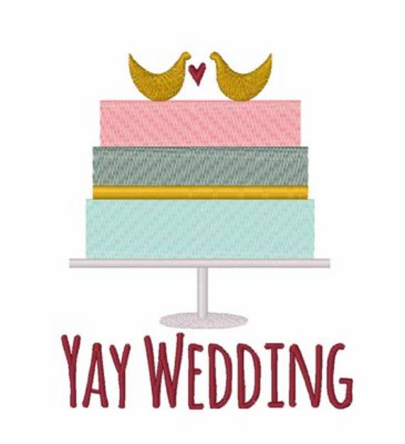 Picture of Yay Wedding Machine Embroidery Design