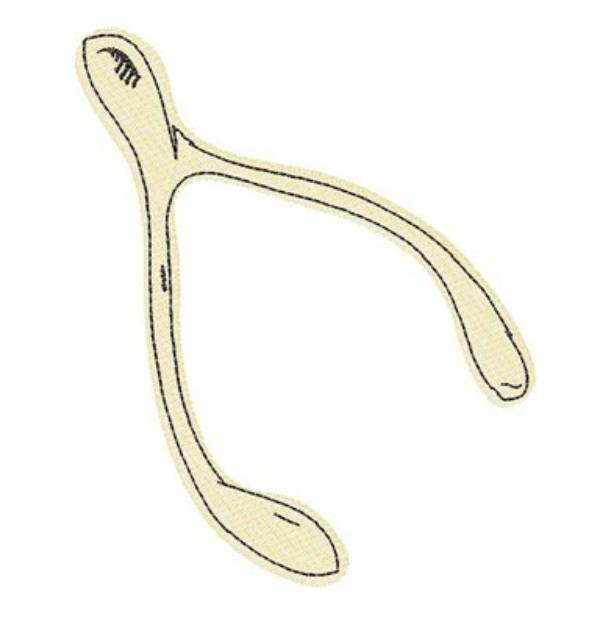 Picture of Wishbone Machine Embroidery Design