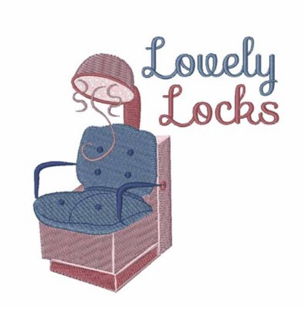 Picture of Lovely Locks Machine Embroidery Design