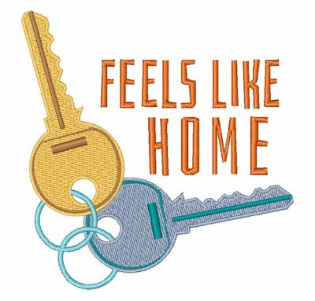 Picture of Feels Like Home Machine Embroidery Design