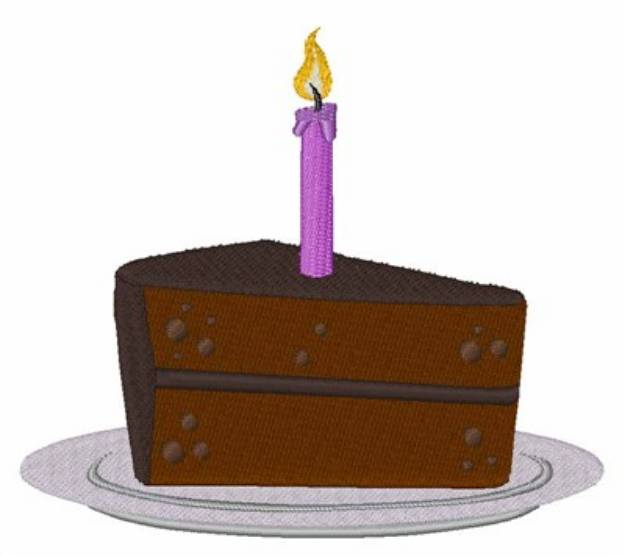 Picture of Birthday Cake Machine Embroidery Design