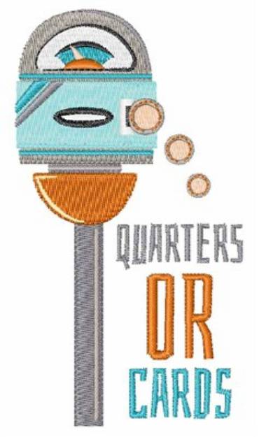 Picture of Quarters Or Cards Machine Embroidery Design