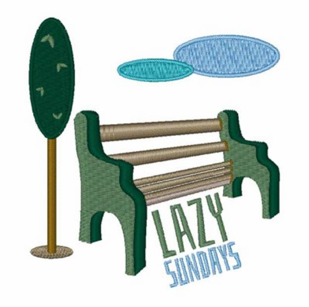 Picture of Lazy Sundays Machine Embroidery Design