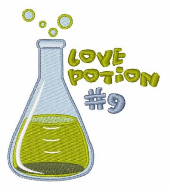 Picture of Love Potion #9 Machine Embroidery Design