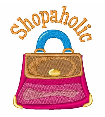 Shopaholic Machine Embroidery Design