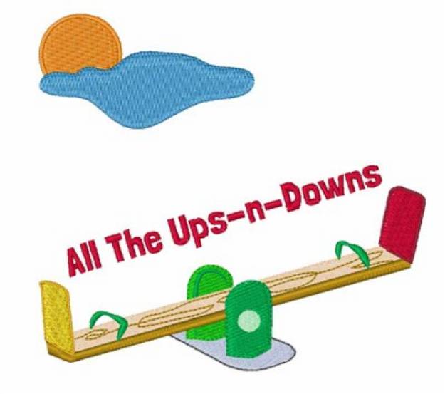 Picture of Ups And Downs Machine Embroidery Design