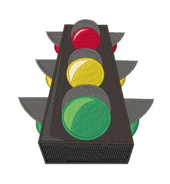 Picture of Stop Light Machine Embroidery Design