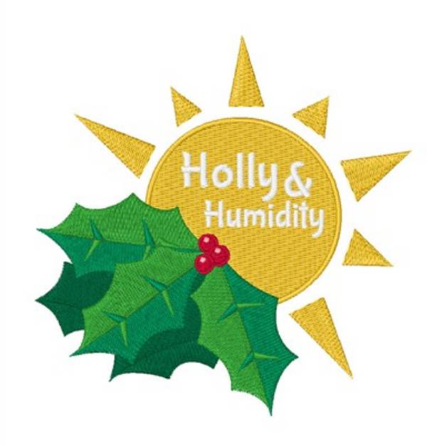 Picture of Holly & Humidity Machine Embroidery Design