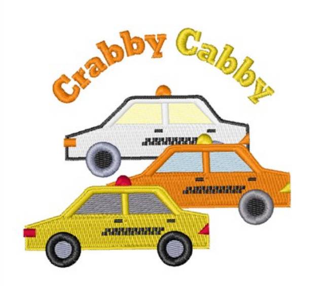 Picture of Crabby Cabby Machine Embroidery Design