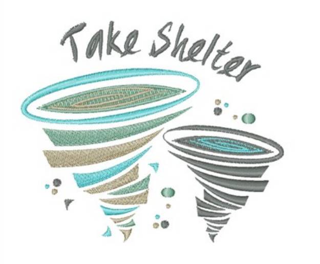 Picture of Take Shelter Machine Embroidery Design