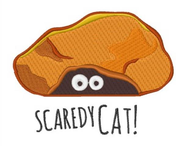 Picture of Scaredy Cat Machine Embroidery Design