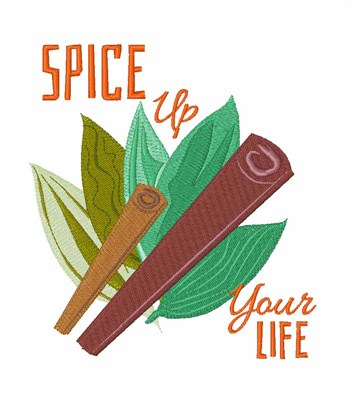 Spice Up Life Machine Embroidery Design