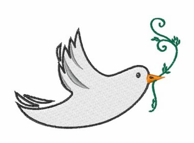 Picture of Peace Dove Machine Embroidery Design