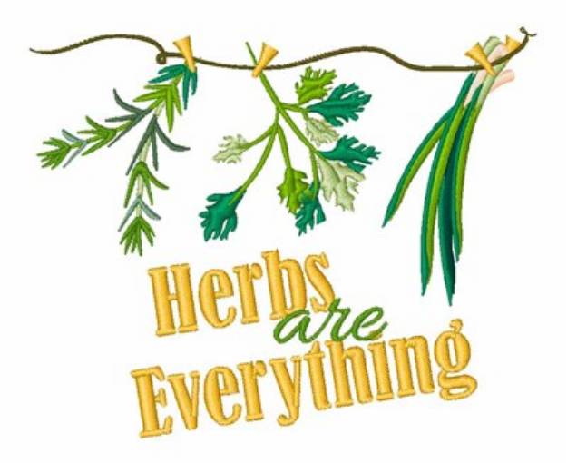 Picture of Herbs Are Everything Machine Embroidery Design