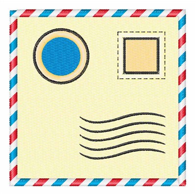 Postal Letter Machine Embroidery Design