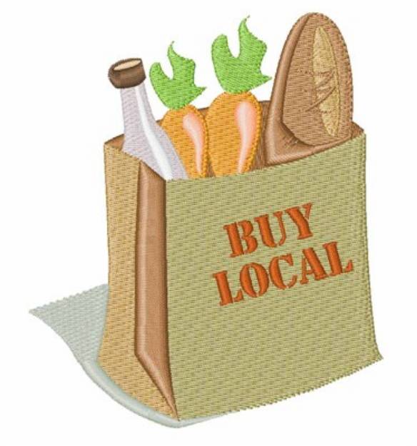 Picture of Buy Local Machine Embroidery Design