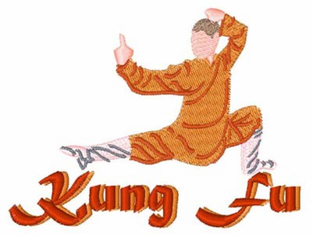 Picture of Kung Fu Machine Embroidery Design