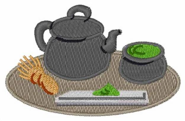 Picture of Asian Tea Machine Embroidery Design