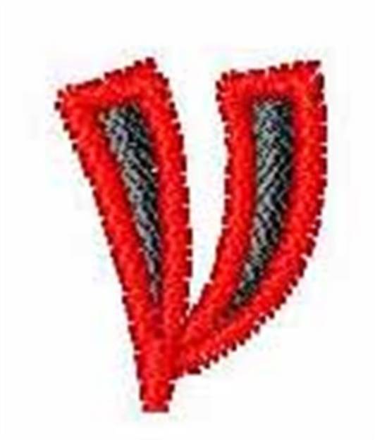 Picture of Karate Font v Machine Embroidery Design