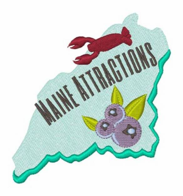 Picture of Maine Attractions Machine Embroidery Design