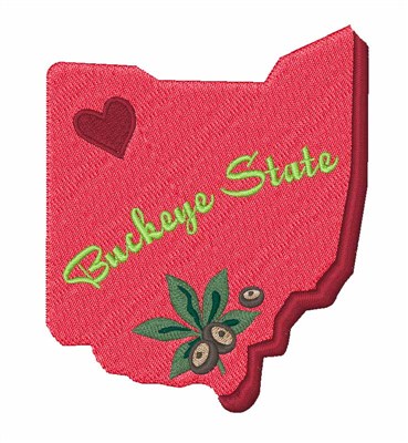 Buckeye State Machine Embroidery Design