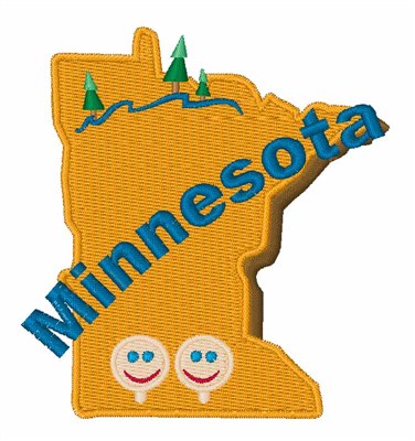 Minnesota Machine Embroidery Design