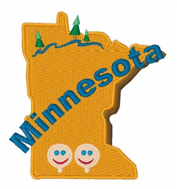 Picture of Minnesota Machine Embroidery Design