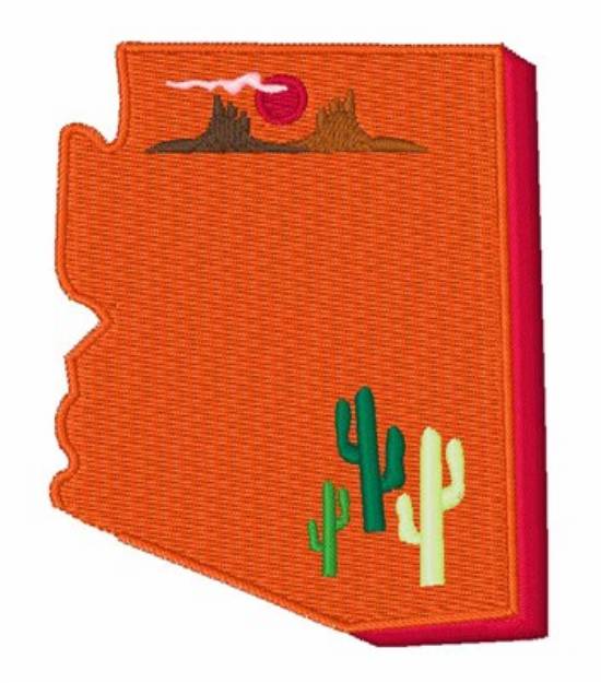 Picture of Arizona Machine Embroidery Design