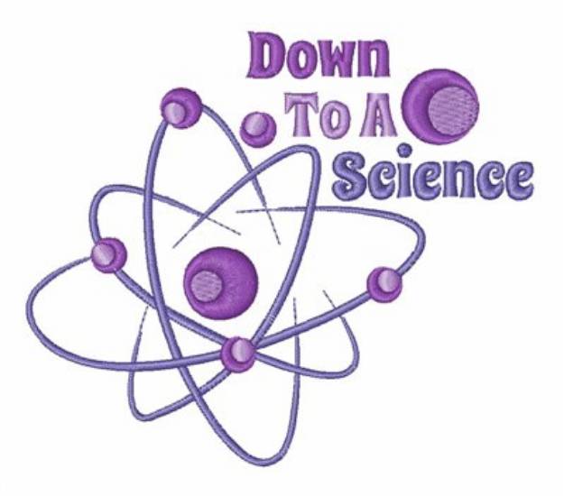 Picture of Down To A Science Machine Embroidery Design