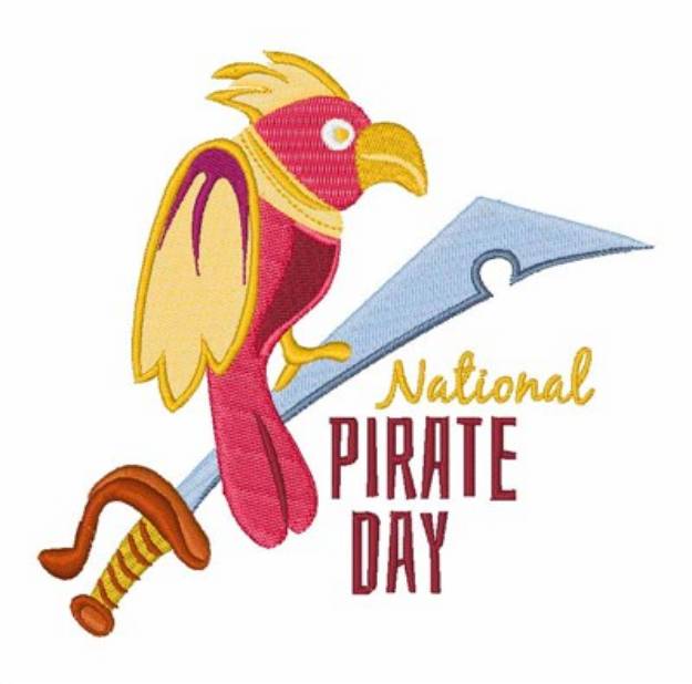 Picture of Pirate Day Machine Embroidery Design