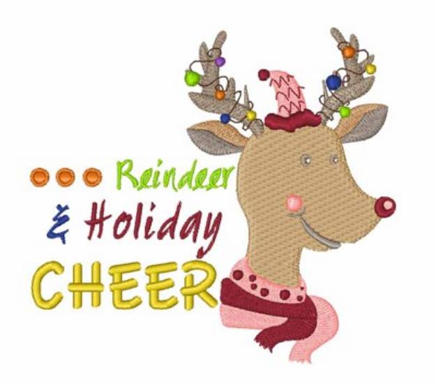 Picture of Holiday Cheer Machine Embroidery Design