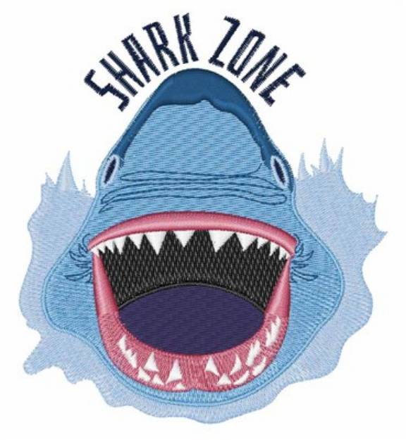 Picture of Shark Zone Machine Embroidery Design