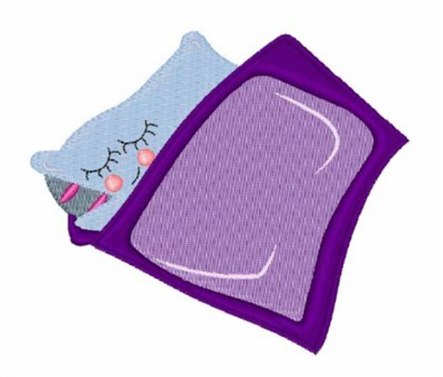 Picture of Sleepy Pillow Machine Embroidery Design