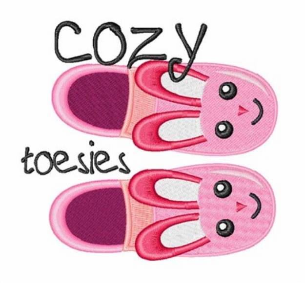 Picture of Cozy Toesies Machine Embroidery Design