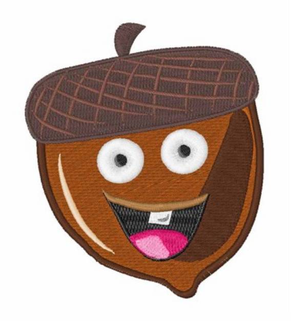 Picture of Funny Acorn Machine Embroidery Design