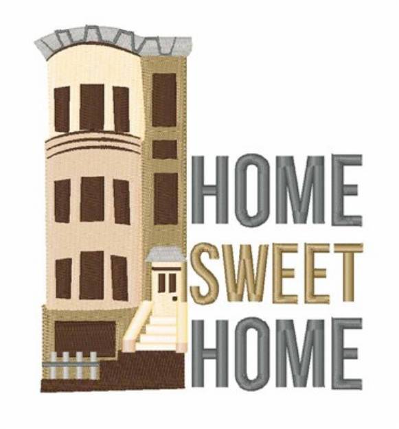 Picture of Home Sweet Home Machine Embroidery Design