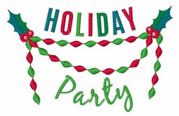 Picture of Holiday Party Machine Embroidery Design