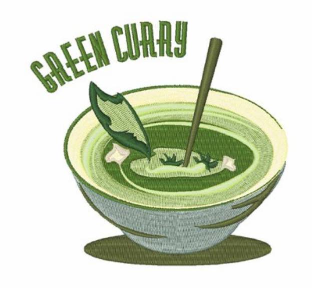 Picture of Green Curry Machine Embroidery Design