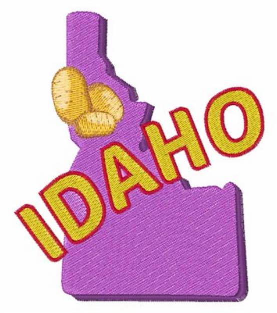 Picture of Idaho Machine Embroidery Design