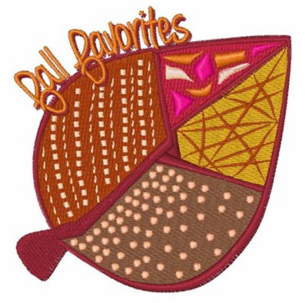 Picture of Fall Favorites Machine Embroidery Design