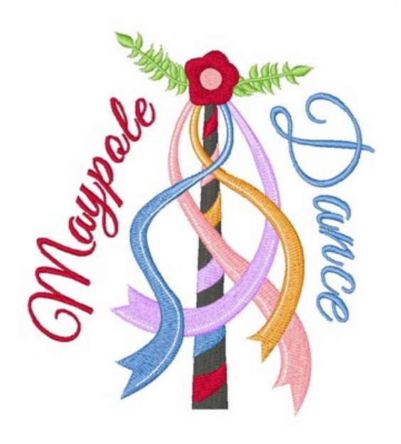 Picture of Maypole Dance Machine Embroidery Design