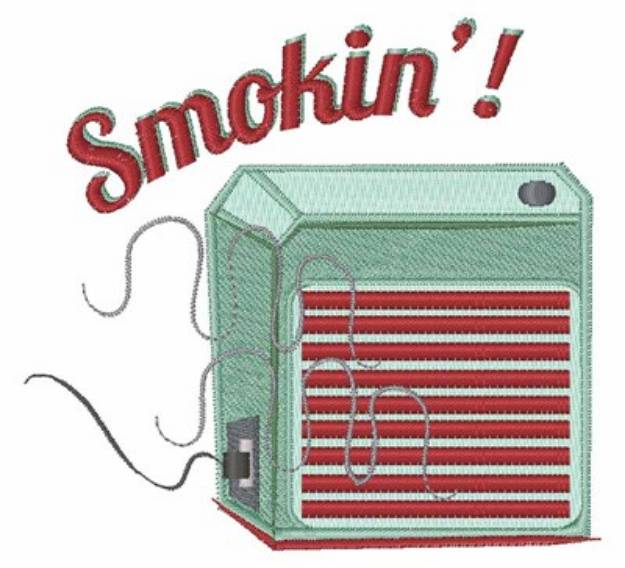 Picture of Smokin Machine Embroidery Design