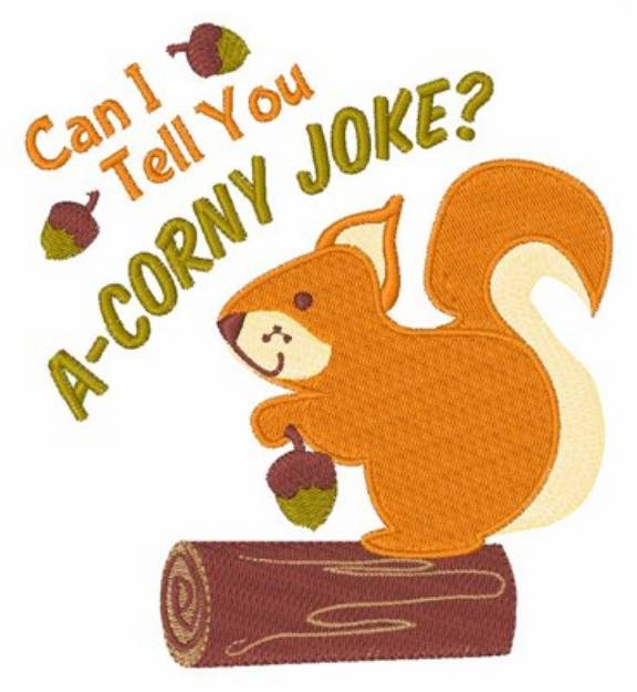 Picture of A Corny Joke Machine Embroidery Design