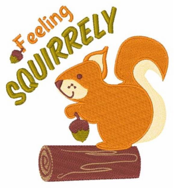 Picture of Feeling Squirrely Machine Embroidery Design