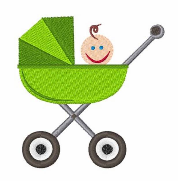 Picture of Baby Buggy Machine Embroidery Design